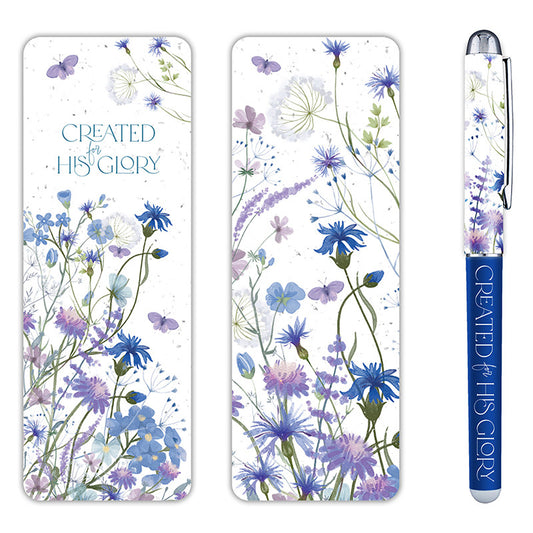 Created For His Glory Pen & Bookmark Set