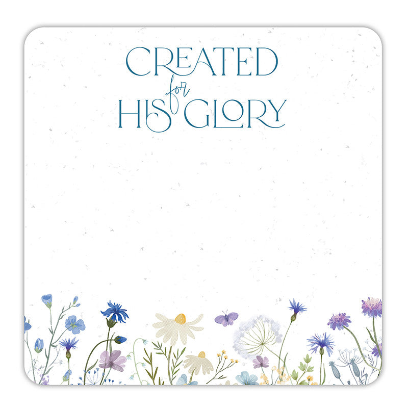 Created For His Glory Die Cut Sticky Notes (4 Asst)