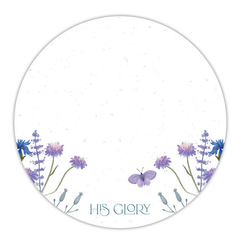Created For His Glory Die Cut Sticky Notes (4 Asst)