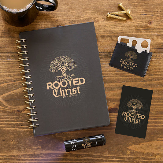 Rooted In Christ Spiral Notebook