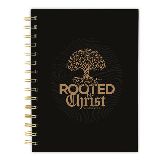 Rooted In Christ Spiral Notebook