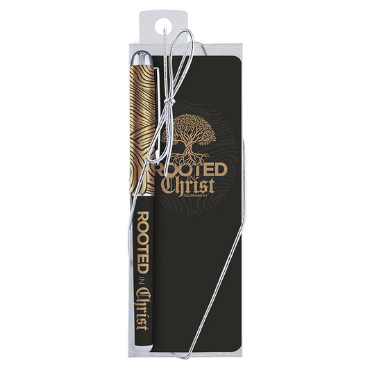 Rooted In Christ Pen & Bookmark Set