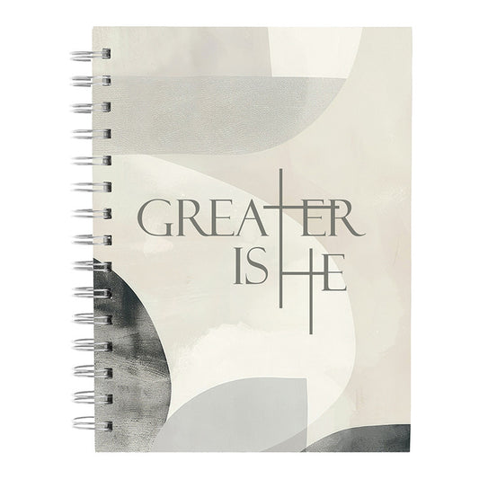 Greater Is He Spiral Notebook