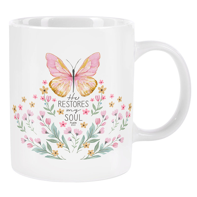 He Restores My Soul Coffee Mug