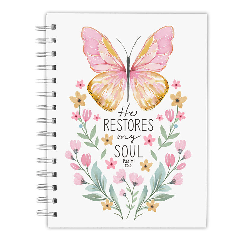 He Restores My Soul Spiral Notebook