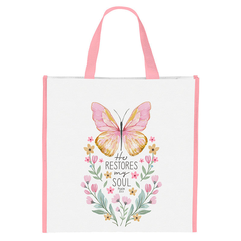 He Restores My Soul Glory Eco - Friendly Tote Bag