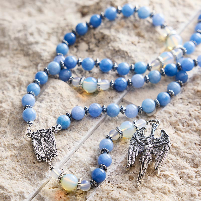 Divine Mercy Guilia Signorelli Rosary- Blue