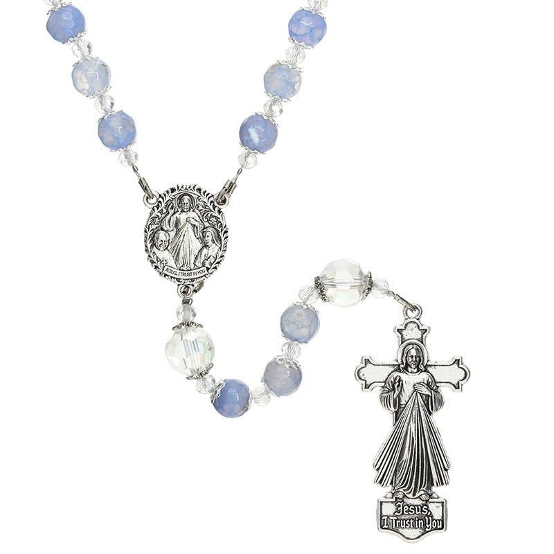 Divine Mercy Guilia Signorelli Rosary- Blue