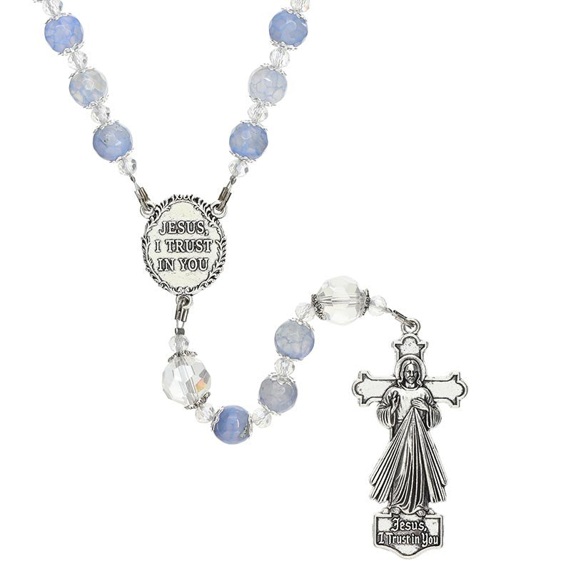 Divine Mercy Guilia Signorelli Rosary- Blue