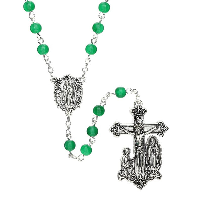 Emerald Our Lady of Guadalupe Guilia Signorelli Rosary