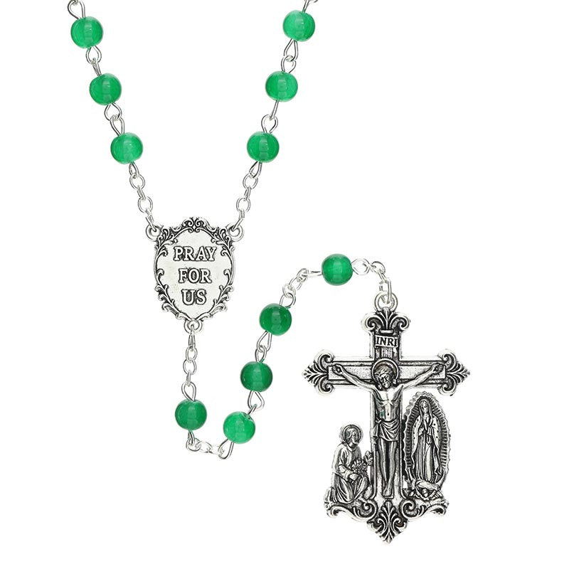 Emerald Our Lady of Guadalupe Guilia Signorelli Rosary