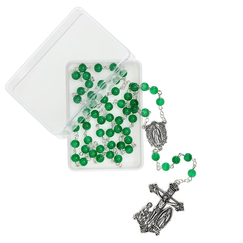 Emerald Our Lady of Guadalupe Guilia Signorelli Rosary