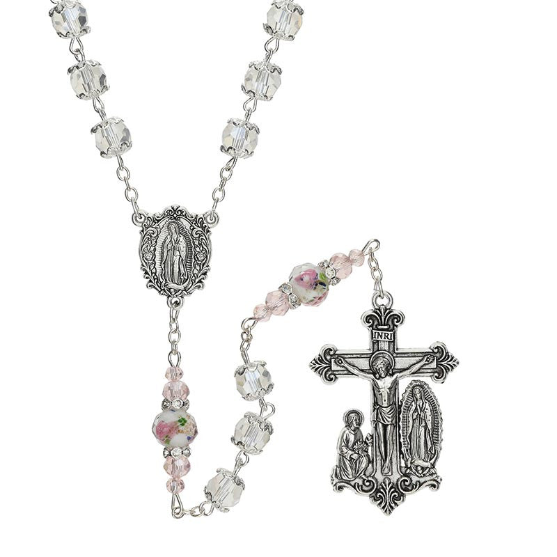 Crystal Our Lady of Guadalupe Guilia Signorelli Rosary