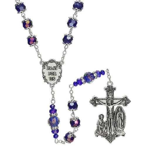 Sapphire Our Lady of Guadalupe Guilia Signorelli Rosary