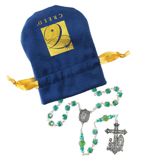 Emerald Our Lady of Guadalupe Guilia Signorelli Rosary