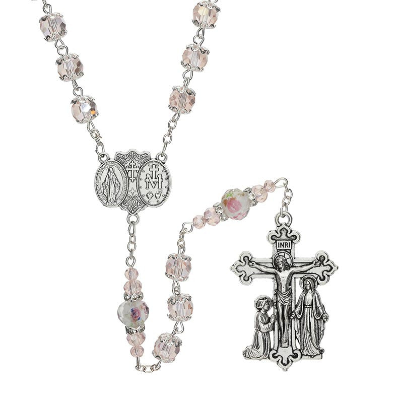Pink Miraculous Guilia Signorelli Rosary