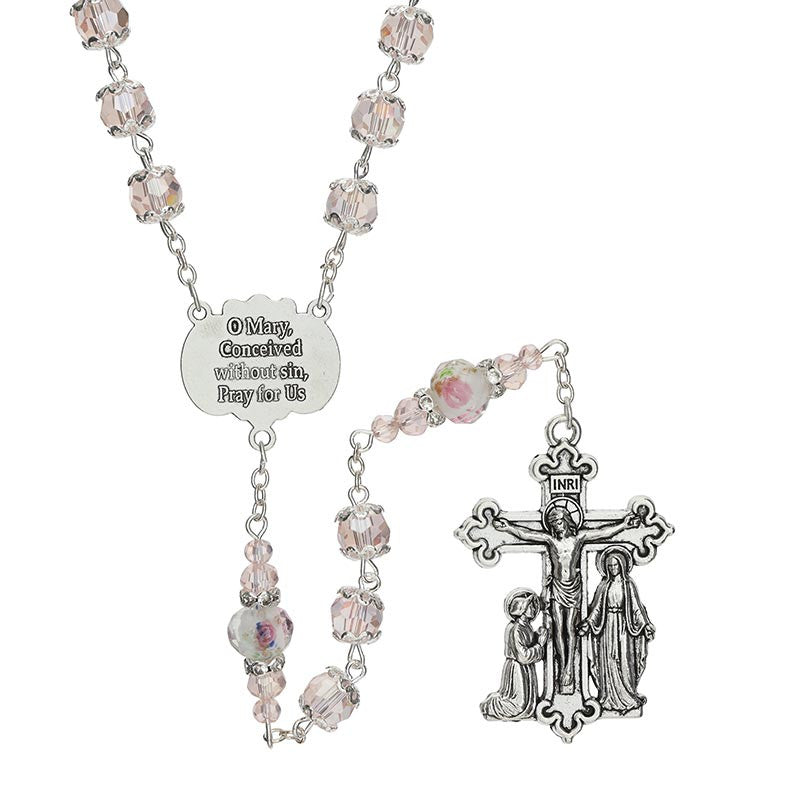 Pink Miraculous Guilia Signorelli Rosary