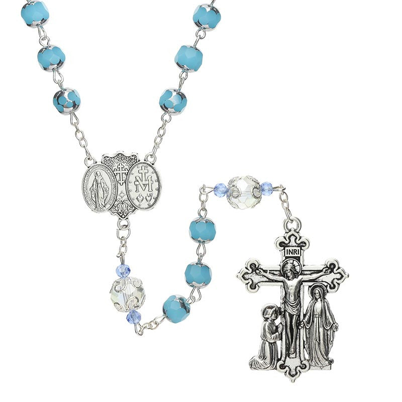 Miraculous Guilia Signorelli Rosary- Glass Cathedral