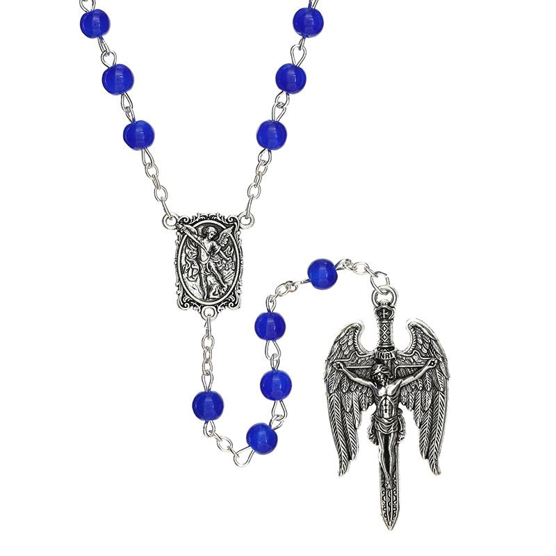 Sapphire Saint Michael Guilia Signorelli Rosary