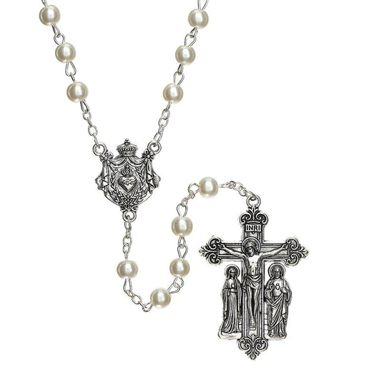 Ivory Sacred Heart Guilia Signorelli Rosary