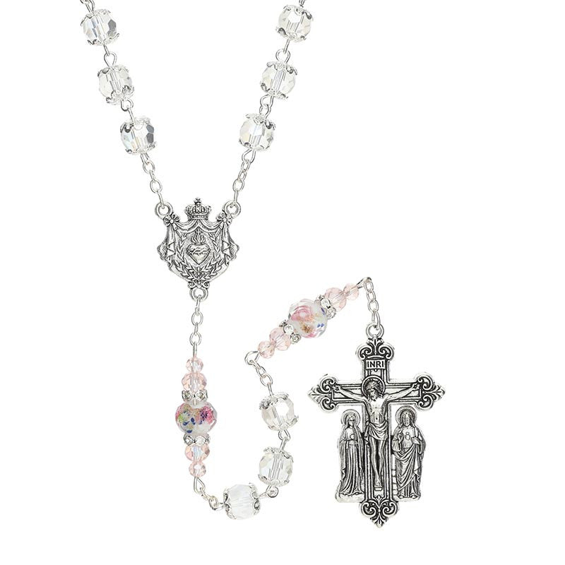 Crystal Sacred Heart Guilia Signorelli Rosary