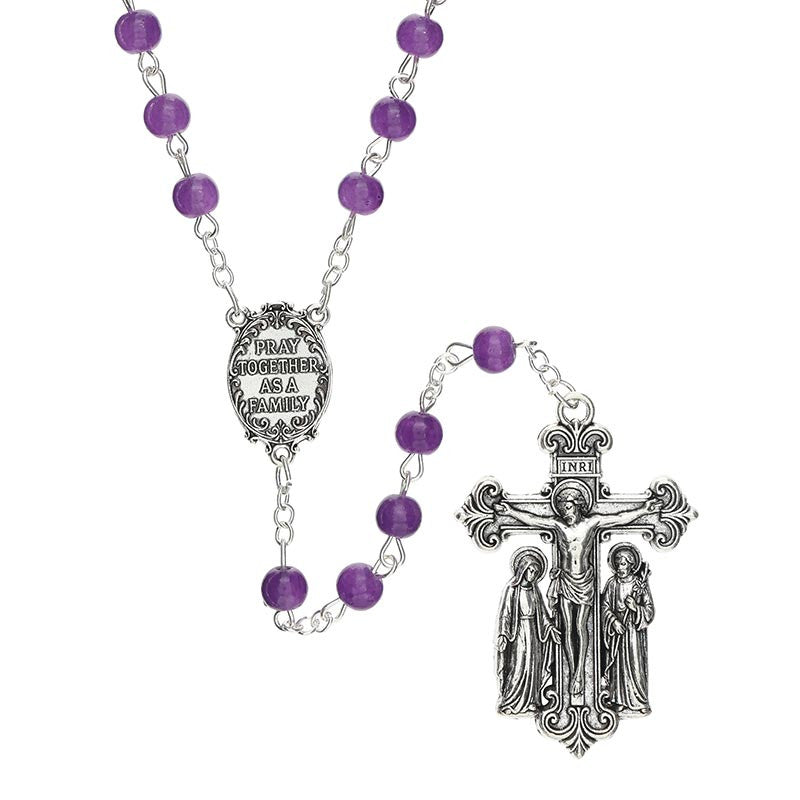 Amethyst Holy Family Guilia Signorelli Rosary