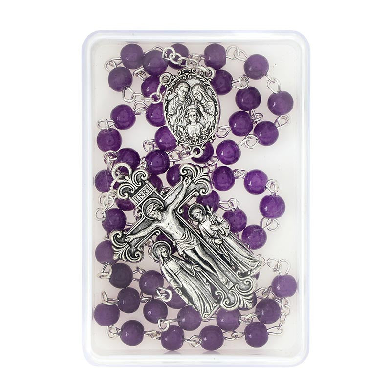 Amethyst Holy Family Guilia Signorelli Rosary