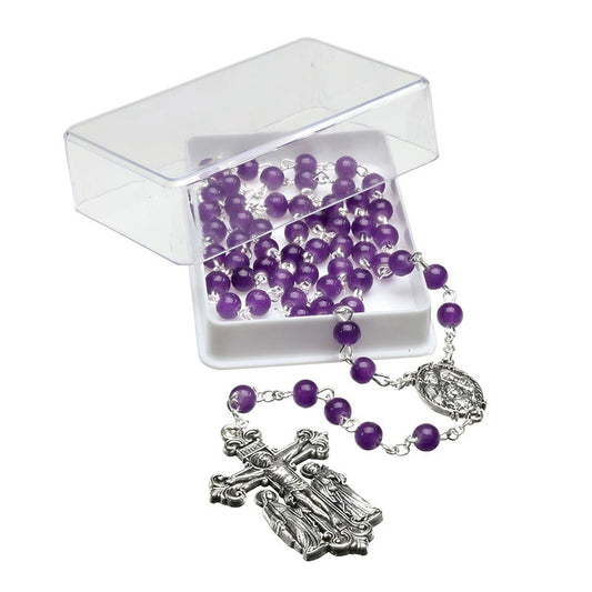 Amethyst Holy Family Guilia Signorelli Rosary
