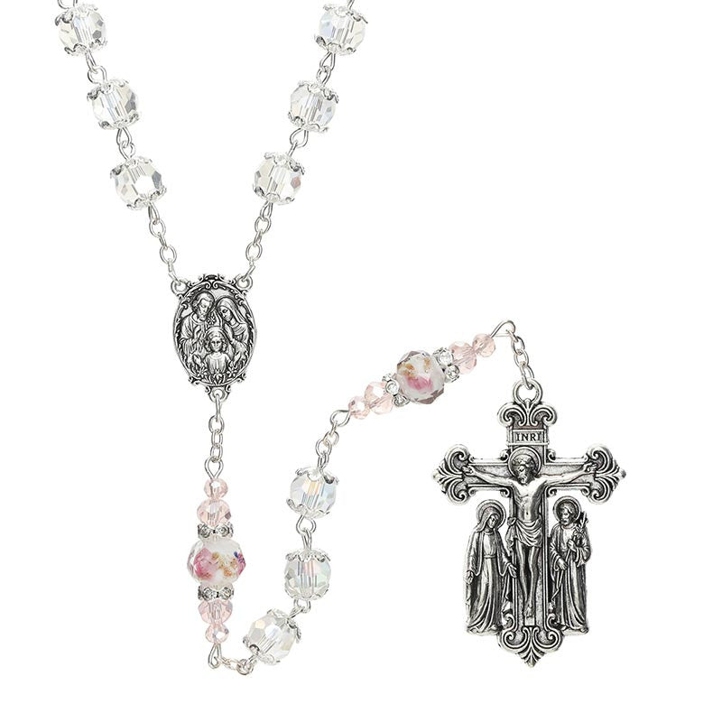 Crystal Holy Family Guilia Signorelli Rosary