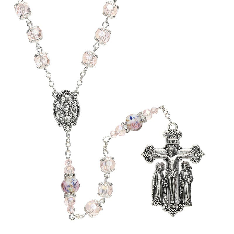 Pink- Holy Family Guilia Signorelli Rosary