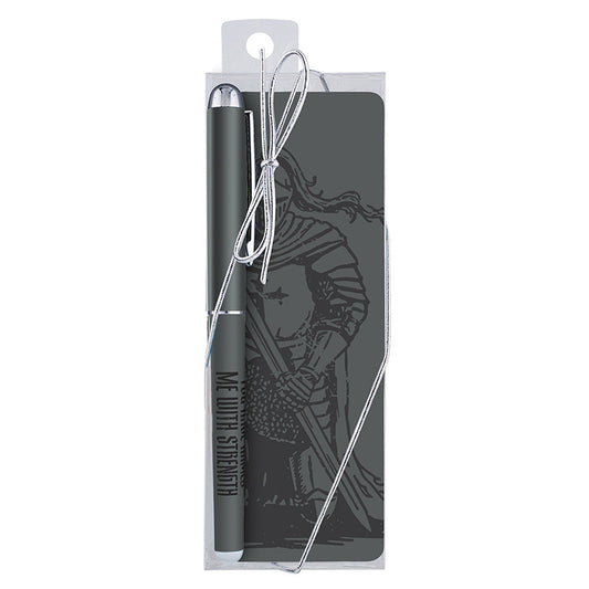 Armored in Strength Pen & Bookmark Set