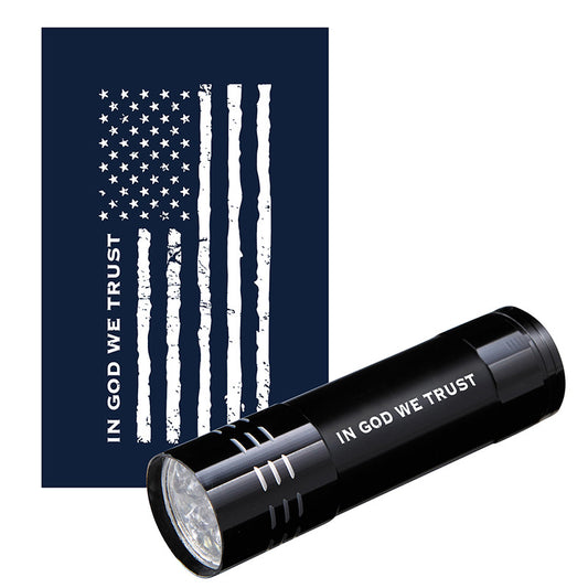 In God We Trust LED Flashlight