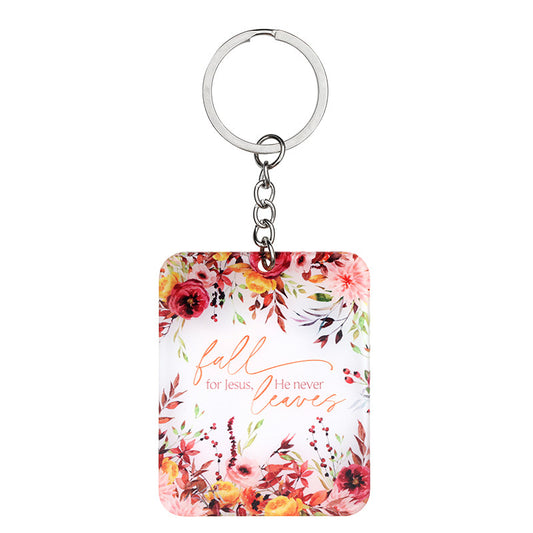 Fall for Jesus Acrylic Keychain