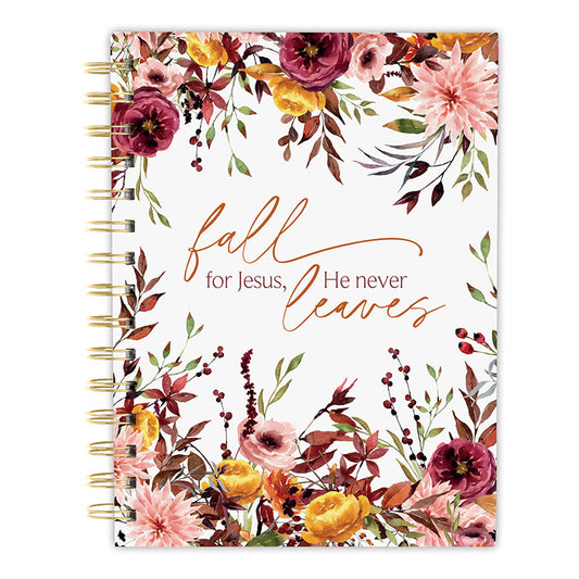Fall for Jesus Spiral Notebook