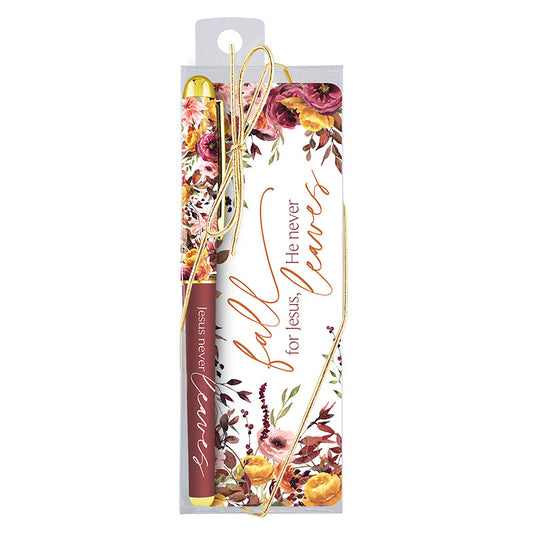 Fall for Jesus Pen & Bookmark Set