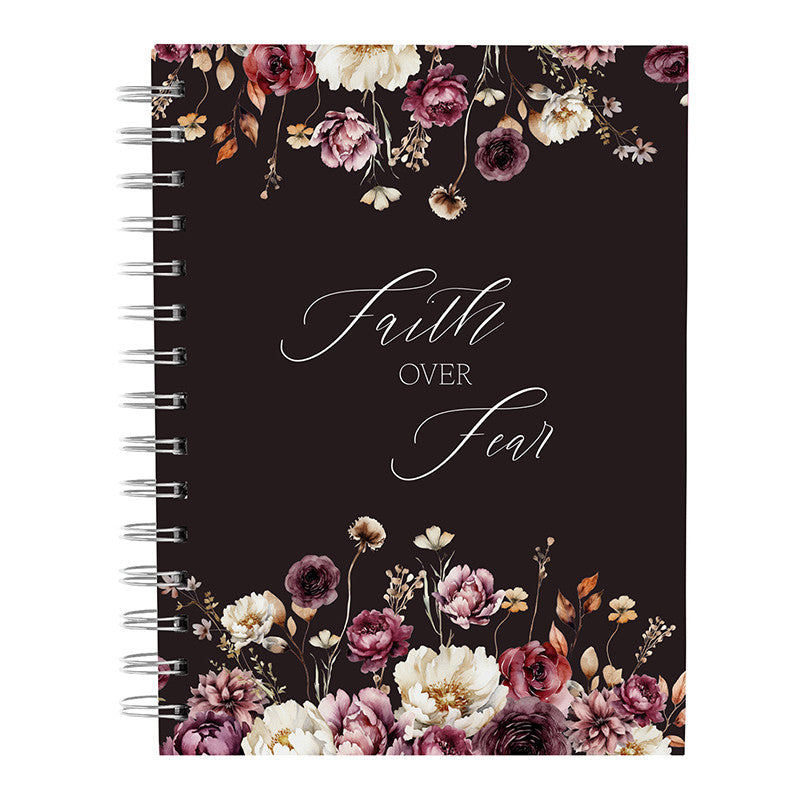 Faith Over Fear Spiral Notebook