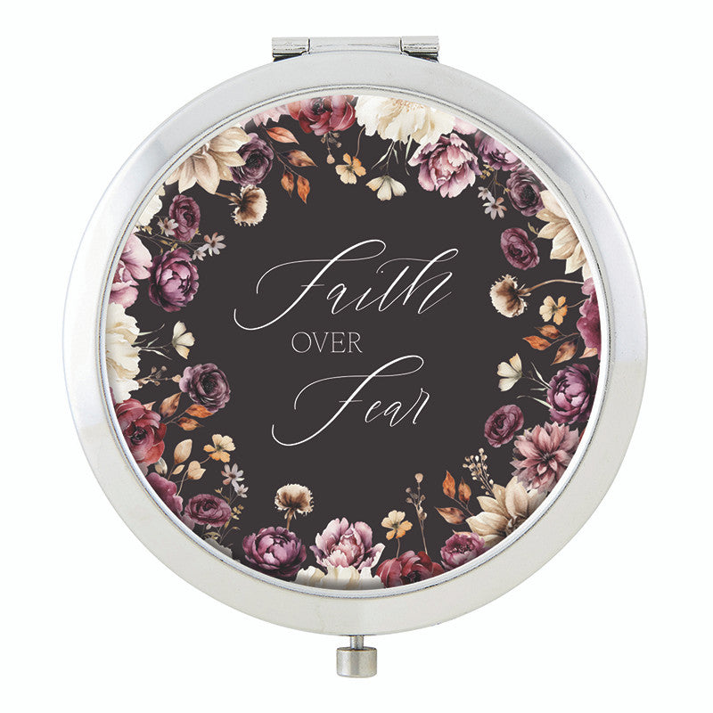 Faith Over Fear Compact Mirror