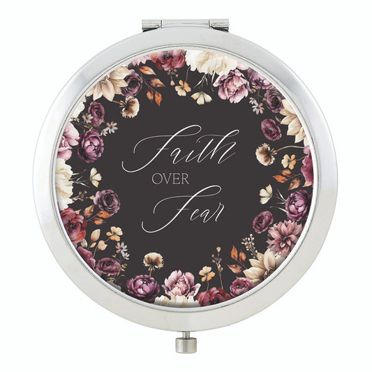 Faith Over Fear Compact Mirror