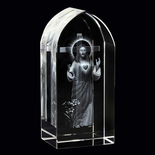 Etched Glass - Sacred Heart