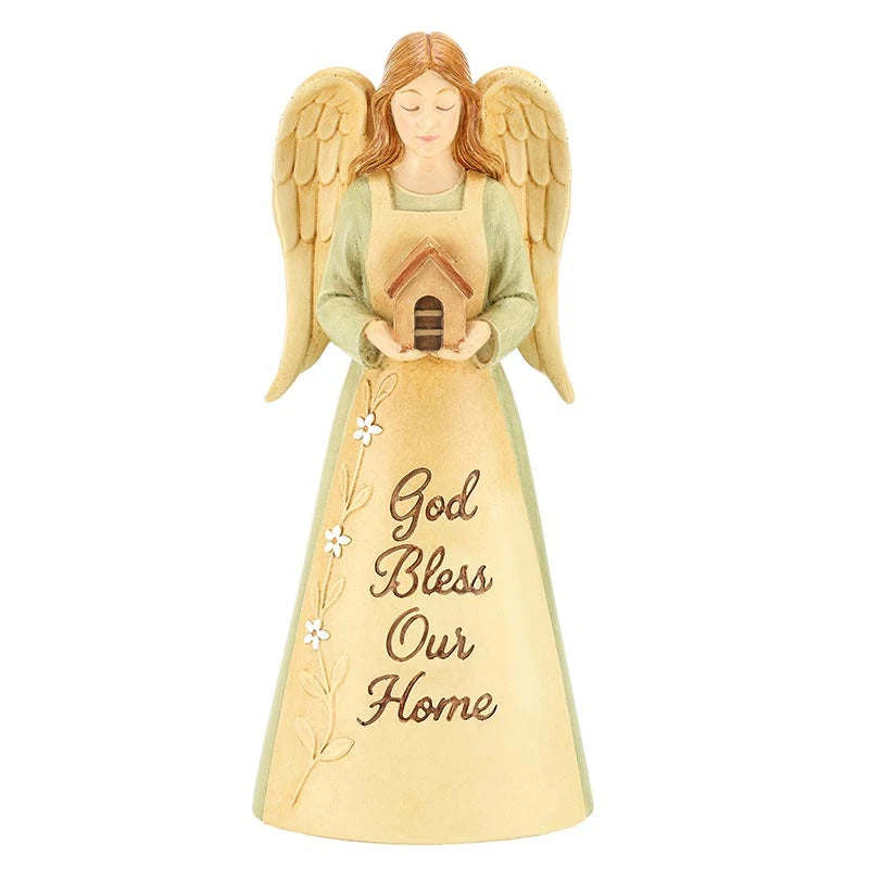 God Bless Our Home Angel Figurine