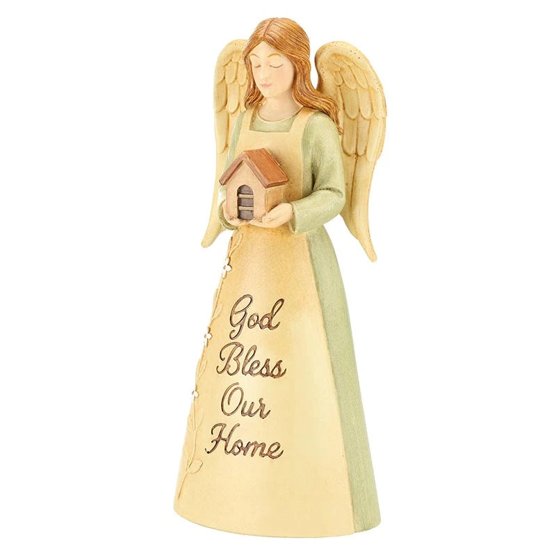 God Bless Our Home Angel Figurine