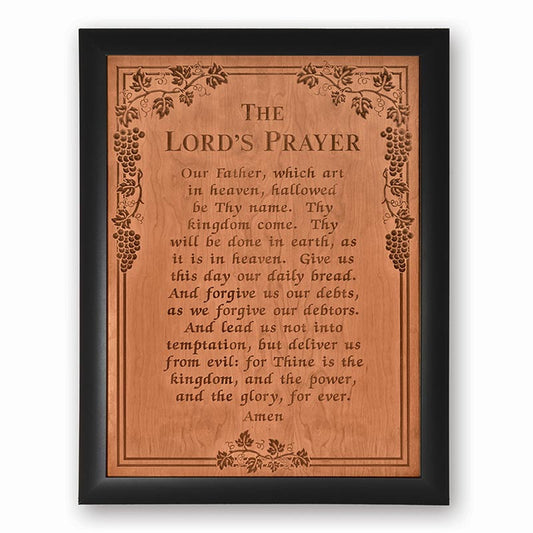 Ornate Decor Carved Art - Our Father - XL