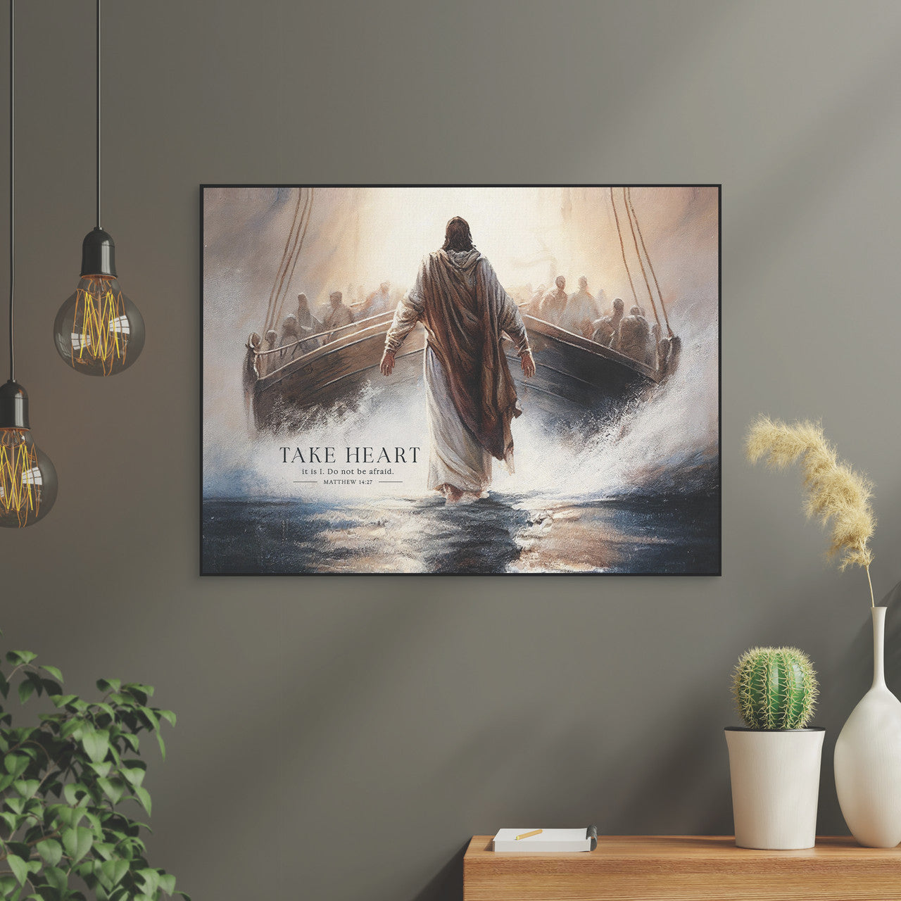 Foundations Of Faith Collection Art Print - Take Heart It Is