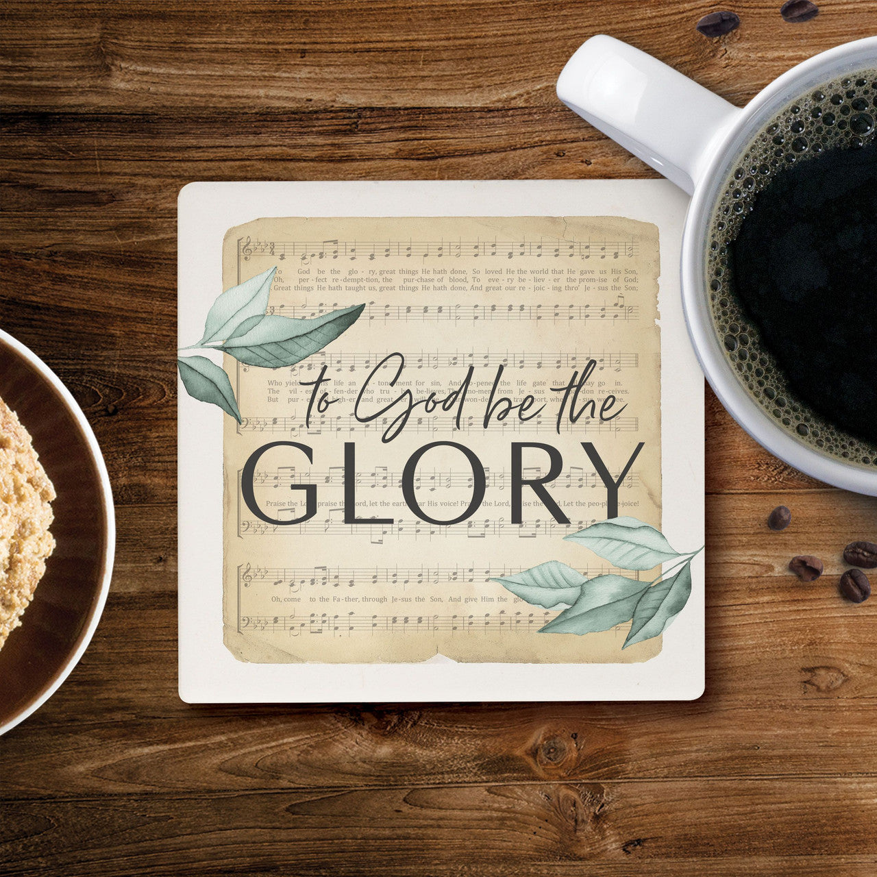 Ceramic Coasters - To God Be The Glory