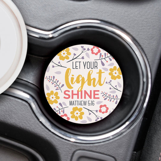 Ceramic Car Coaster - Light Shine