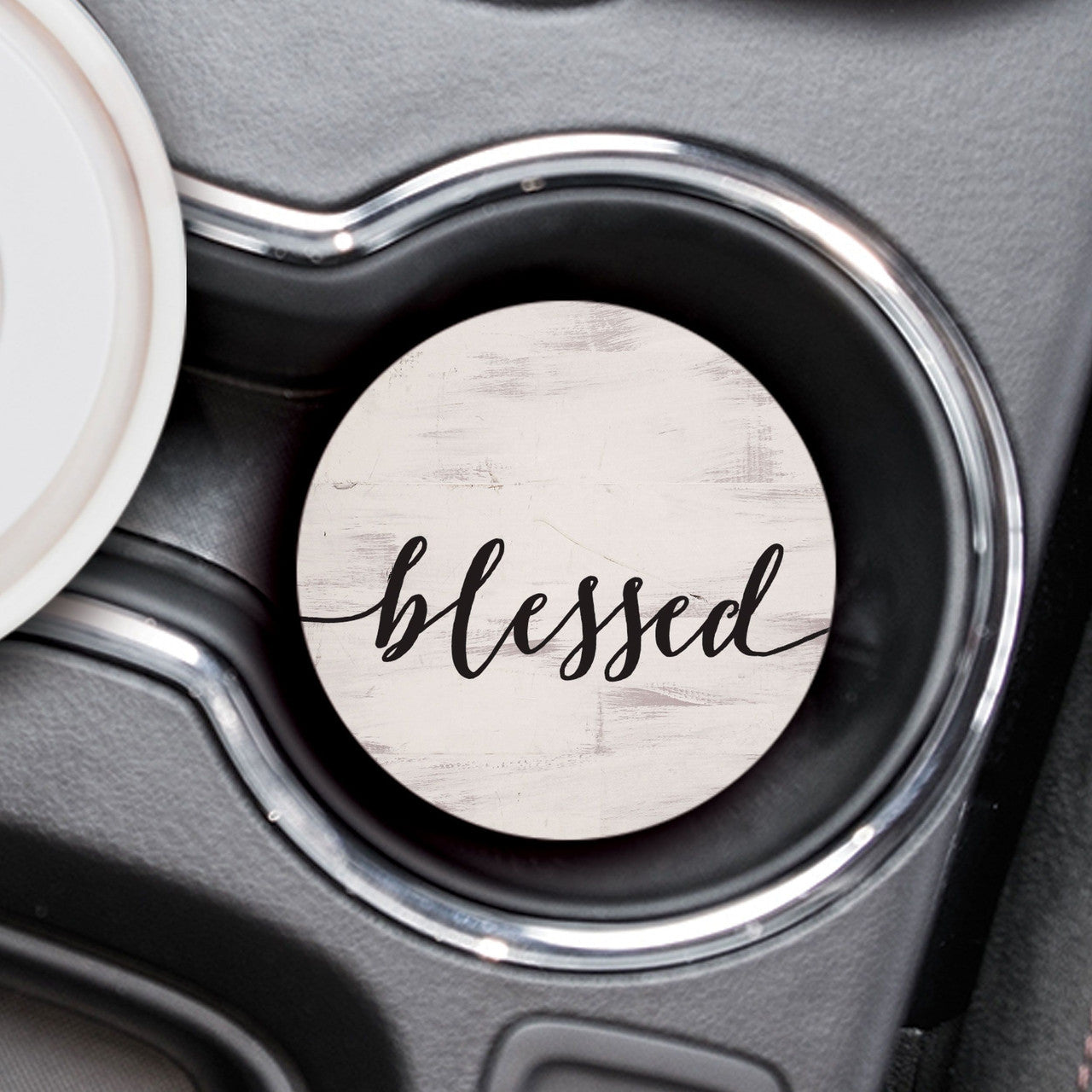 Ceramic Car Coaster - Blessed Collection