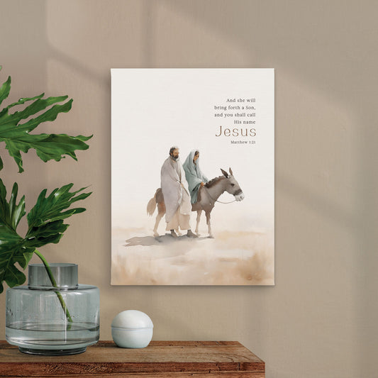 He Is Risen Collection Canvas - And She Will