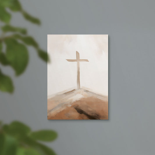 He Is Risen Collection Canvas - Cross