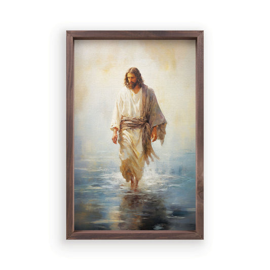 Framed Art - Jesus Walking